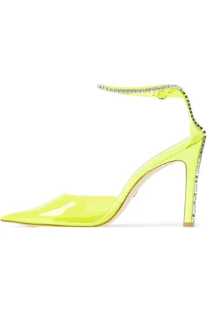 Stuart Weitzman Dames, Schoenen, Geel, Maat: 38 1/2 EU Leer
