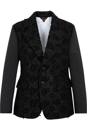 Comme des Garçons Dames, Jassen, Zwart, Maat: S Wol