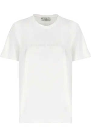 Elisabetta Franchi Dames, Tops, Wit, Maat: L Jersey