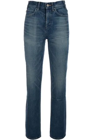 Céline Dames, Jeans, Blauw, Maat: W28 Katoen