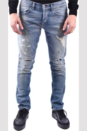 Dondup Heren, Jeans, Blauw, Maat: W34 Katoen
