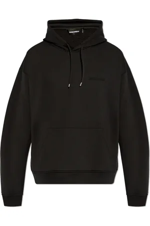 Dsquared2 Heren, Sweatshirts & Hoodies, Zwart, Maat: M Katoen