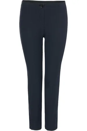 Marc Cain Dames, Broeken, Blauw, Maat: S Viscose