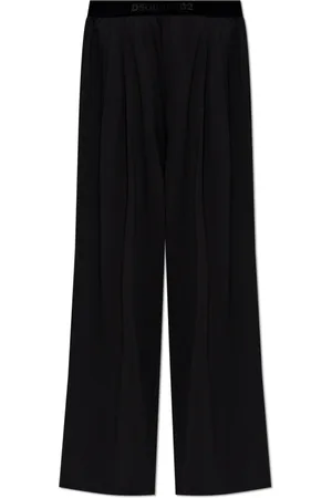 Dsquared2 Dames, Broeken, Zwart, Maat: L Katoen