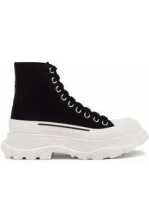 Alexander McQueen Dames, Schoenen, Zwart, Maat: 41 EU Katoen