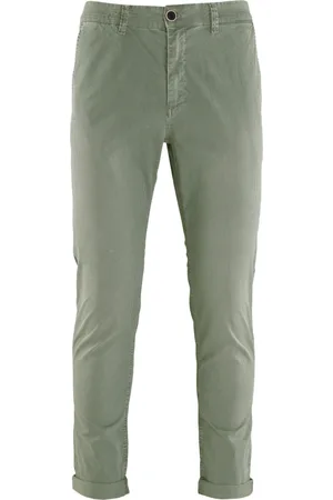 Bomboogie Heren, Broeken, Groen, Maat: W31 Gabardine