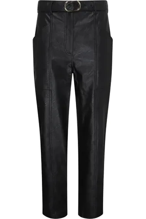 Twin-Set Dames, Broeken, Zwart, Maat: 2XL Viscose