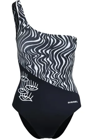 Diesel Dames, Badkleding, Zwart, Maat: XS Poliester