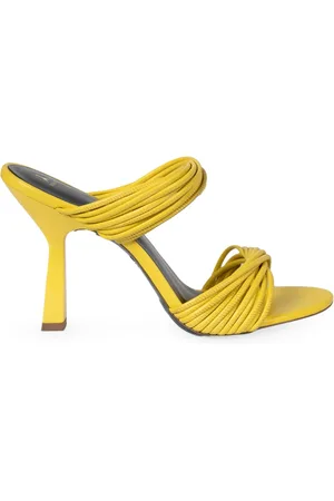 Patrizia Pepe Dames, Schoenen, Geel, Maat: 42 EU Leer