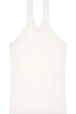 Courrèges Dames, Tops, Wit, Maat: S Katoen