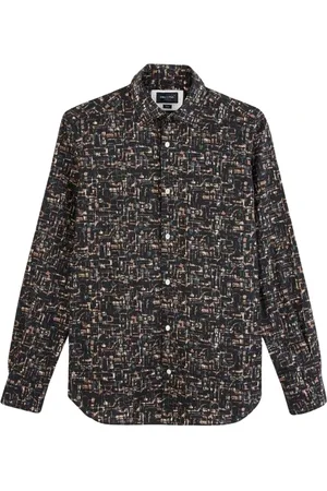 Eden Park Heren, Overhemden, Zwart, Maat: 2XL Katoen