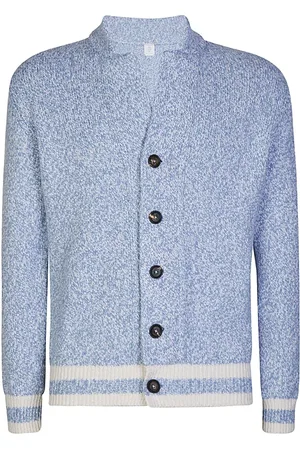 ELEVENTY Heren, Truien, Blauw, Maat: 3XL Katoen