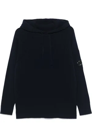 C.P. Company Heren, Sweatshirts & Hoodies, Blauw, Maat: 2XL Wol