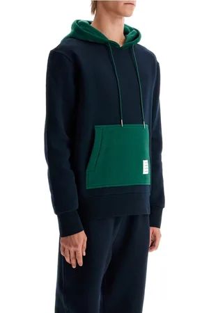 Thom Browne Heren, Sweatshirts & Hoodies, Blauw, Maat: S Katoen