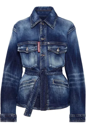 Dsquared2 Dames, Jassen, Blauw, Maat: 2XS Denim