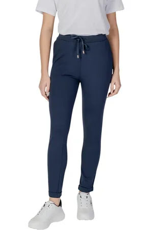 Liu Jo Dames, Broeken, Blauw, Maat: XS Viscose