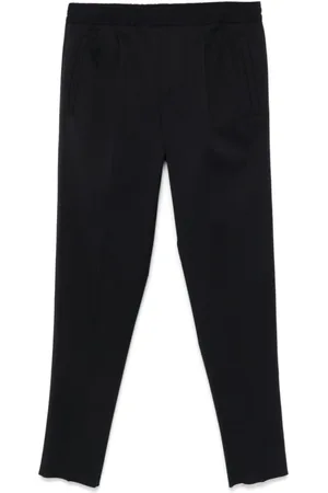 Ermenegildo Zegna Heren, Broeken, Zwart, Maat: M Wol