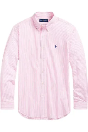 Ralph Lauren Heren, Overhemden, Roze, Maat: XL Katoen