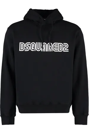 Dsquared2 Heren, Sweatshirts & Hoodies, Zwart, Maat: M Katoen