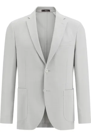 Boggi Milano Heren, Jassen, Blauw, Maat: S Katoen