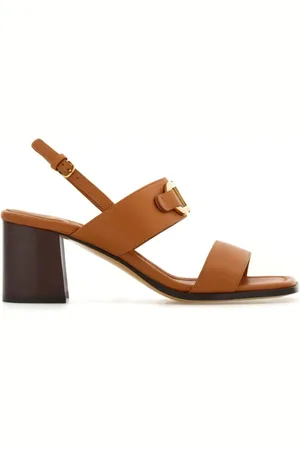 Salvatore Ferragamo Dames, Schoenen, Bruin, Maat: 36 1/2 EU Leer