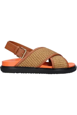 Marni Dames, Schoenen, Bruin, Maat: 36 EU Katoen