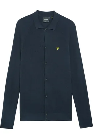 Lyle & Scott Heren, Truien, Blauw, Maat: 2XL Linnen