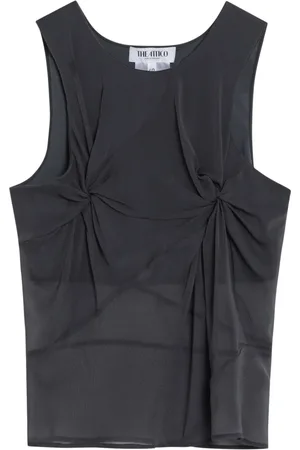 The Attico Dames, Tops, Grijs, Maat: XS