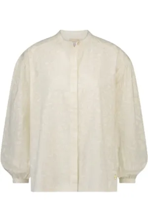 Fabienne Chapot Dames, Blouses & Shirts, Wit, Maat: S Katoen