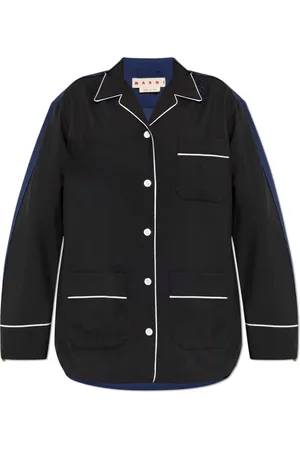 Marni Dames, Blouses & Shirts, Zwart, Maat: XS Wol