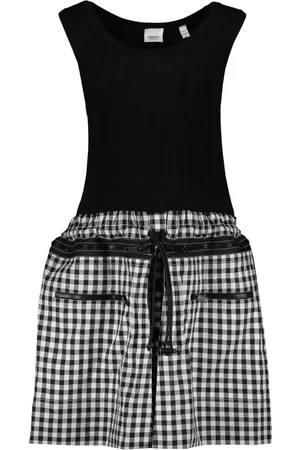 Burberry Dames, Jurken, Zwart, Maat: XS Katoen