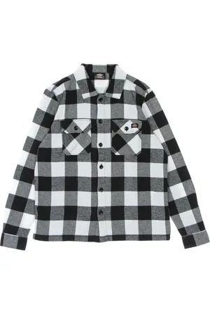 Dickies Dames, Blouses & Shirts, Zwart, Maat: L Flanel