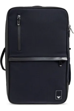 Emporio Armani Heren, Tassen, Zwart, Maat: ONE Size Polyamide
