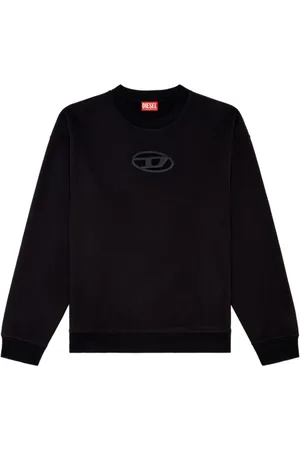 Diesel Heren, Sweatshirts & Hoodies, Zwart, Maat: L Katoen