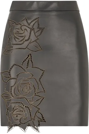 Roberto Cavalli Dames, Rokken, Zwart, Maat: S