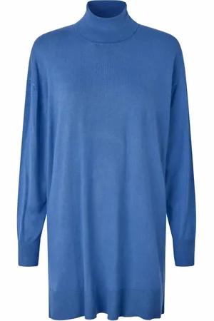Masai Dames, Truien, Blauw, Maat: L Viscose