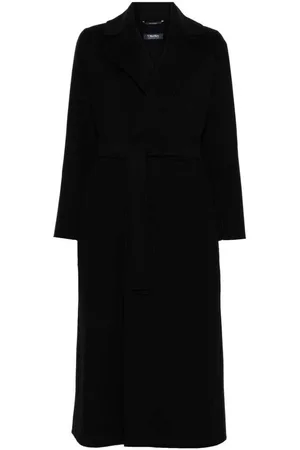 Max Mara Dames, Mantels, Zwart, Maat: 2XS Wol
