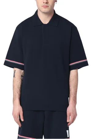 Thom Browne Heren, Tops, Blauw, Maat: L