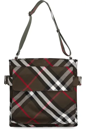 Burberry Heren, Tassen, Groen, Maat: ONE Size Katoen