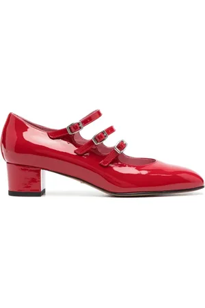 Carel Dames, Schoenen, Rood, Maat: 37 EU Leer