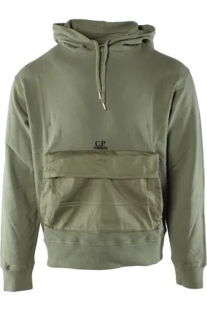 C.P. Company Heren, Sweatshirts & Hoodies, Groen, Maat: L Fleece