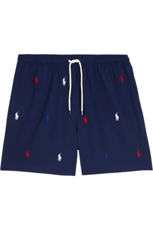 Ralph Lauren Heren, Badkleding, Blauw, Maat: M Katoen