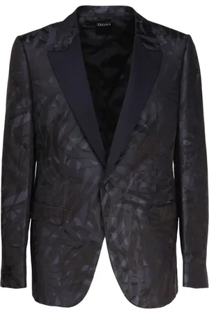 Ermenegildo Zegna Heren, Jassen, Blauw, Maat: L Linnen