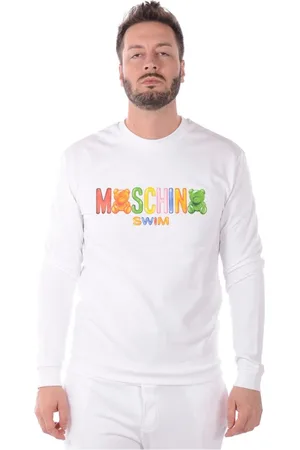 Moschino Heren, Sweatshirts & Hoodies, Wit, Maat: XS Katoen