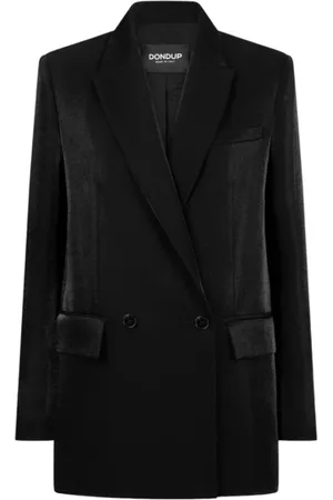 Dondup Dames, Jassen, Zwart, Maat: M Wol