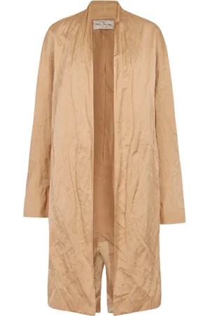 Cortana Dames, Blouses & Shirts, Geel, Maat: 2XL Satijn