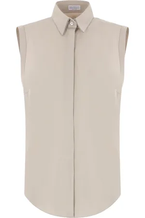 Brunello Cucinelli Dames, Blouses & Shirts, Roze, Maat: XL Katoen