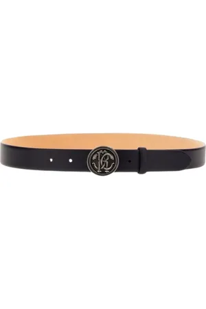 Roberto Cavalli Heren, Accessoires, Zwart, Maat: 115 CM Leer