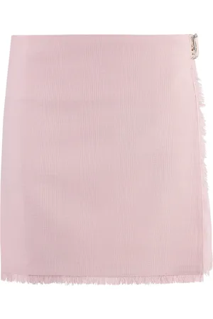 Burberry Dames, Rokken, Roze, Maat: XS Wol