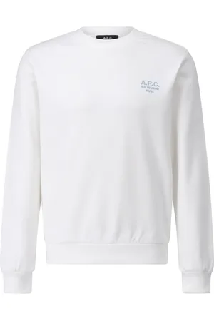 A.P.C. Heren, Sweatshirts & Hoodies, Wit, Maat: XL Katoen